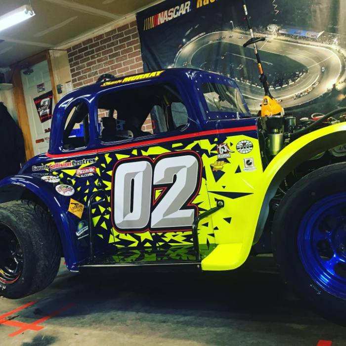 Race buggy with Redline graphics and branding